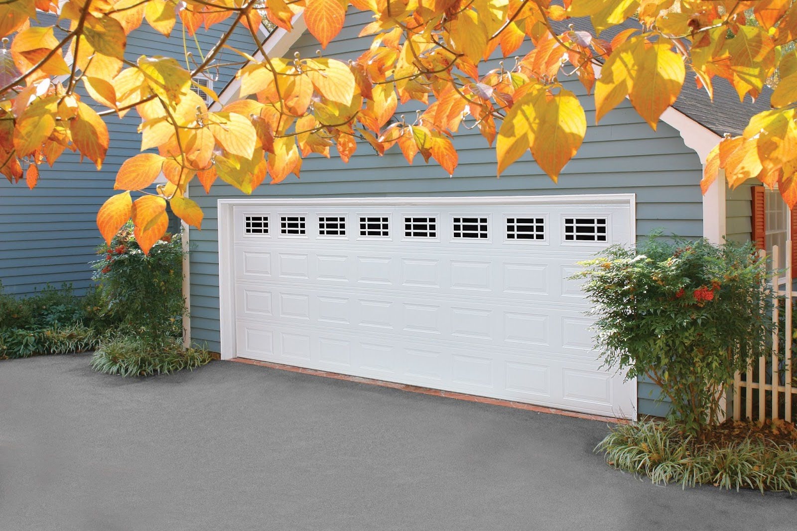 A steel door is durable and has less maintenance costs than wood doors.