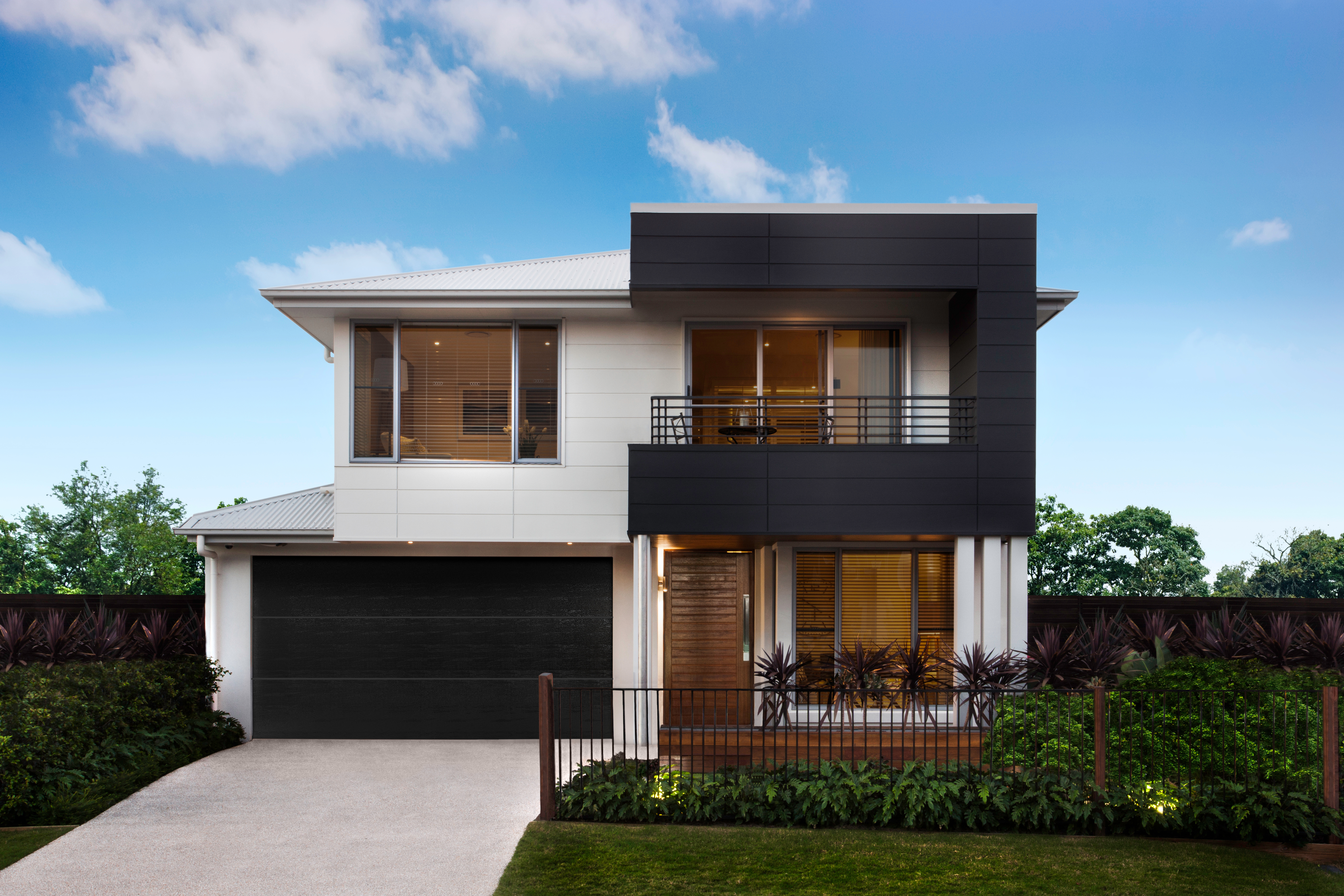 If your home has a modern style, choose a modern garage door for the perfect complement.