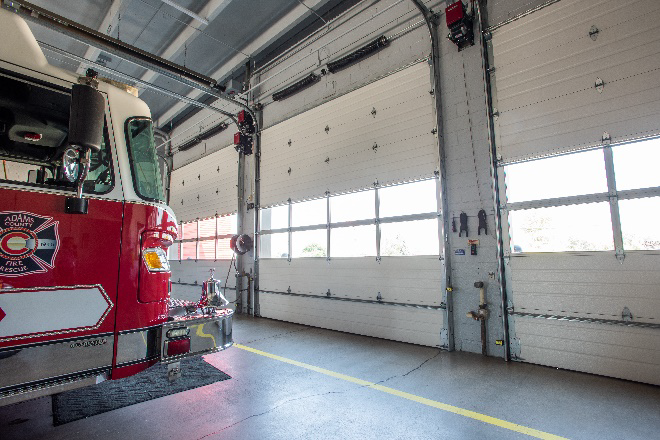 Hybrid Door Solution for Fire Station